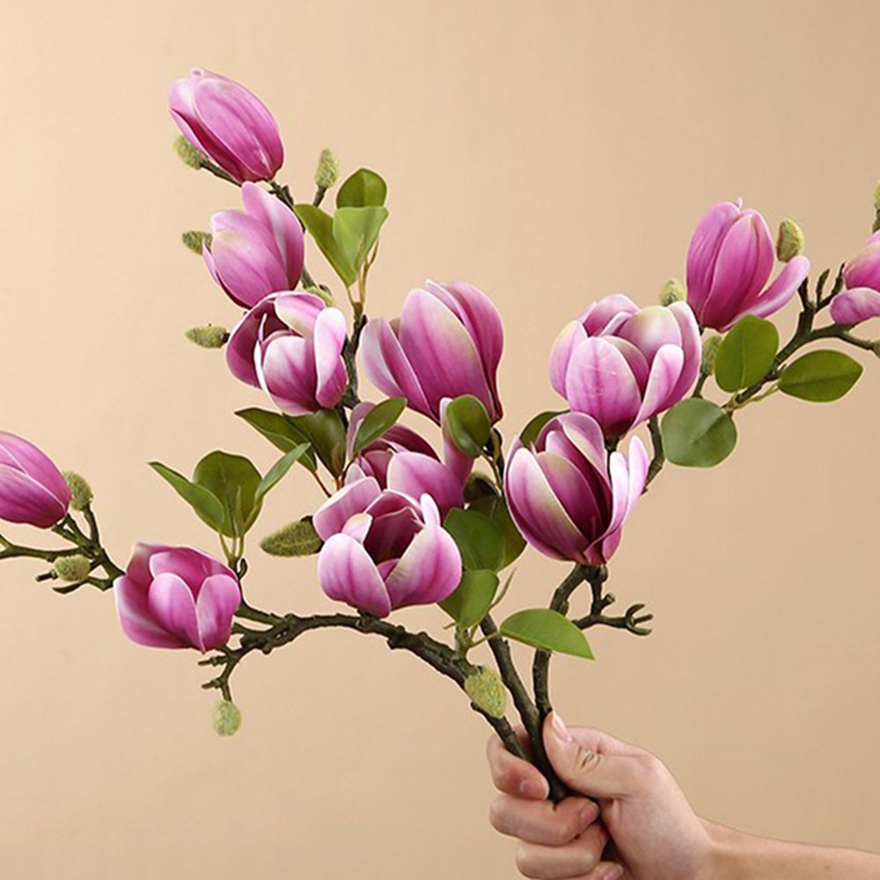 Künstliche Blumen Seide Magnol – Bonsai Garden Photos Bewertung und Preis
