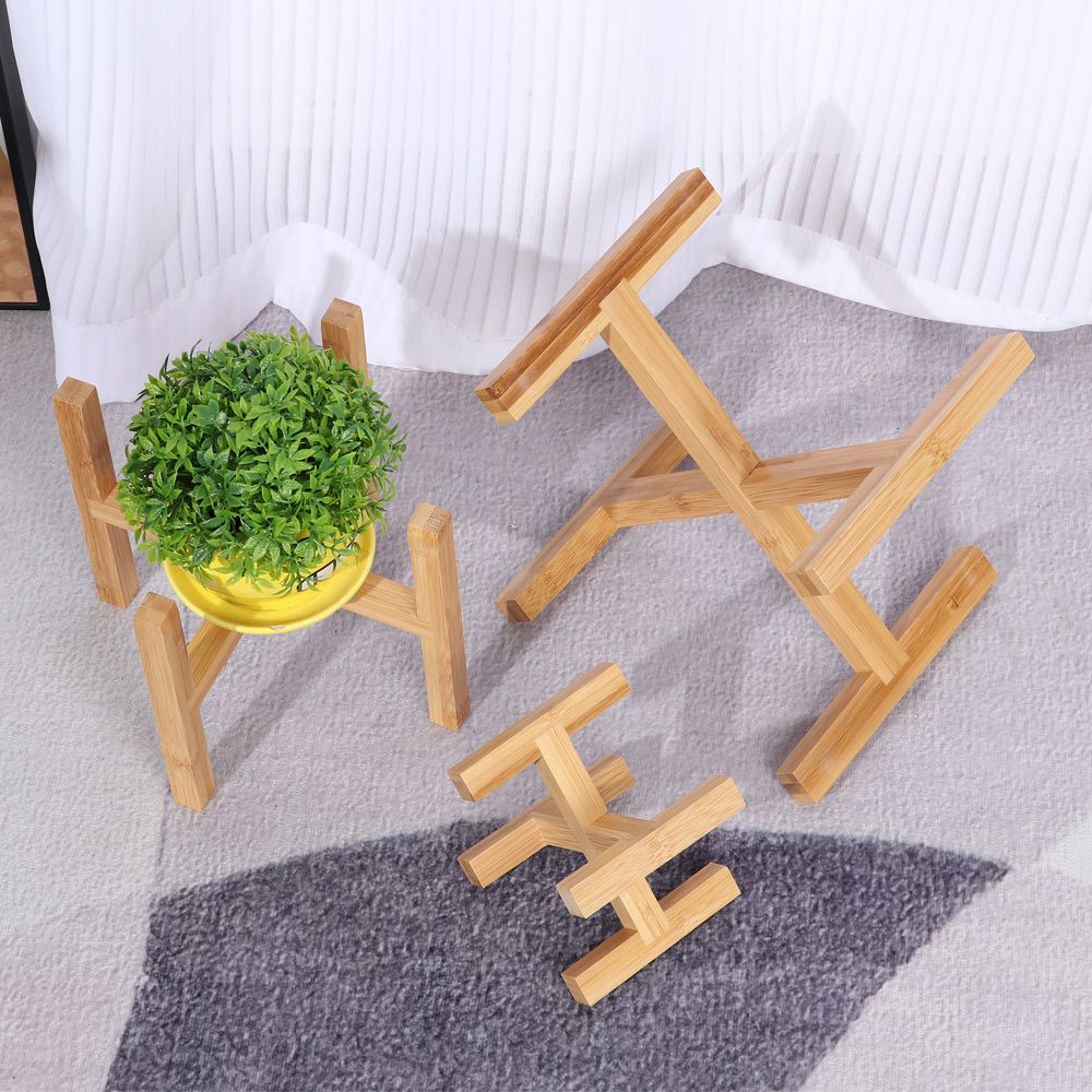 Holz Blumentopf halter bodens  – Bonsai Garden Display Bewertung und Preis