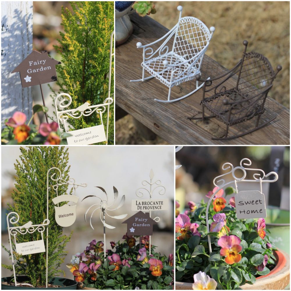 Metall-Puppenhausmöbel Weiß Ro – Bonsai Garden Photos Bewertung und Preis