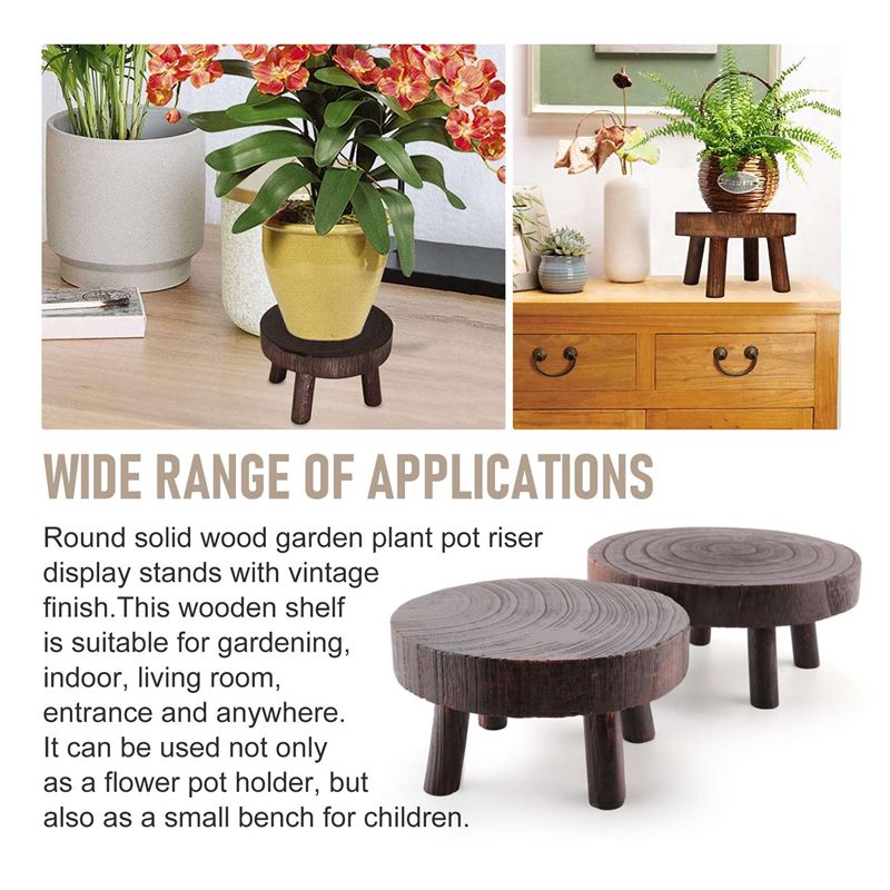 ABHU 2 Stück Mini-Holzhocker a – Bonsai Garden Display Bewertung und Preis