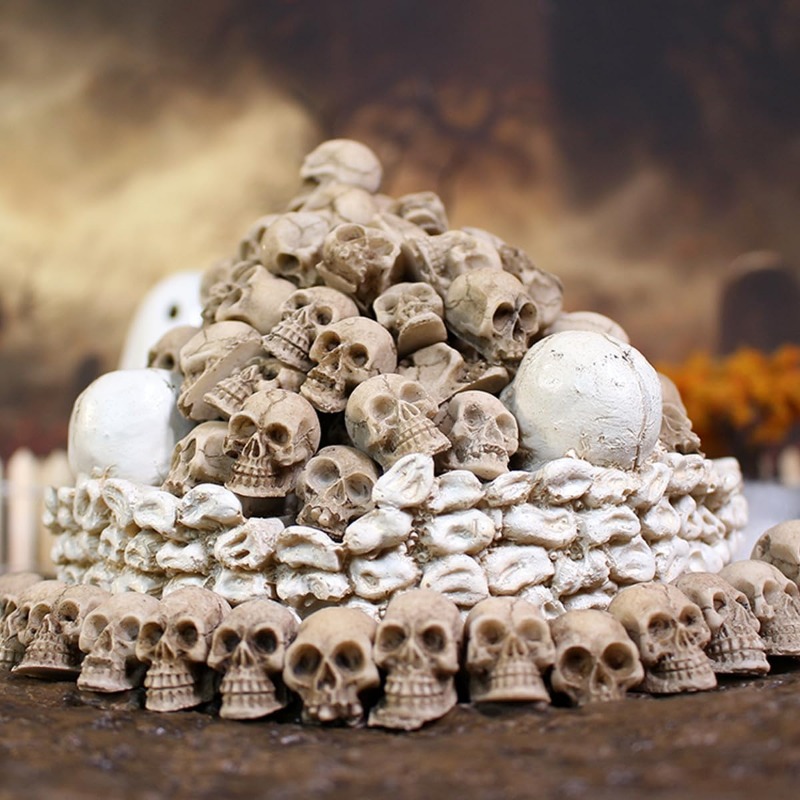 Realistische Totenkopf-Figuren – Bonsai Garden Display Bewertung und Preis
