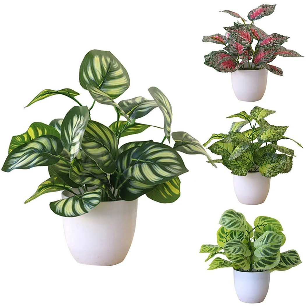 1PC Künstliche Laub Blumentopf – Bonsai Garden Zen Bewertung und Preis