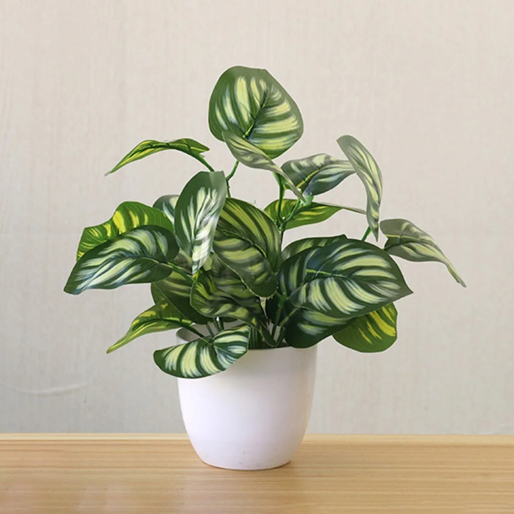 1PC Künstliche Laub Blumentopf – Bonsai Garden Zen Bewertung und Preis